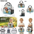 thumbnail image 5 of Kuiaobaty Cartoon Lion Print Backpack Set of 3 for Teens Lightweight Backpack and Lunch Box Set with Adjustable Strap Insulated Lunch Bag with Pencil Bags for School Travel, 5 of 7