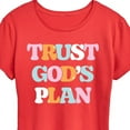thumbnail image 2 of Instant Message - Trust God's Plan - Women's Short Sleeve Graphic T-Shirt, 2 of 6