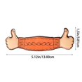 thumbnail image 3 of Thumb Up Shaped Leather Magnetic Bookmarks Page Marker Clip Thoughtful Present For Book Lover Student Teacher Reader, 3 of 5