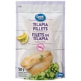 thumbnail image 1 of Great Value Skinless Tilapia Fillets, GV Tilapia Fillets 500g, 1 of 5