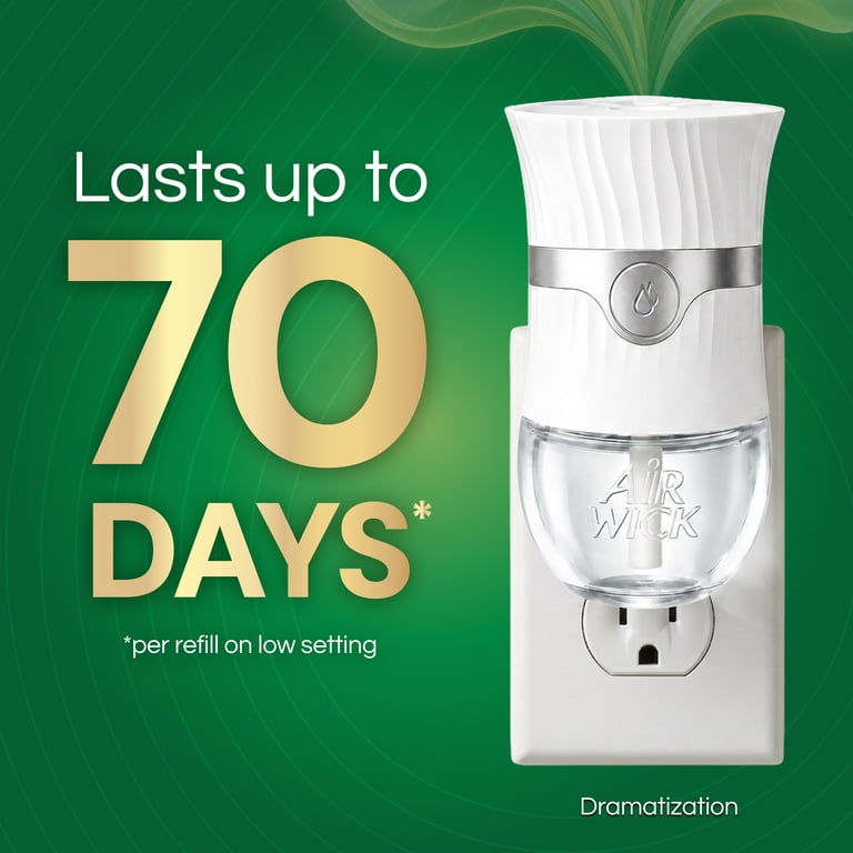 Air Wick Plug in Scented Oil Warmer, 2 ct, Air Freshener, Essential Oils
