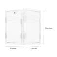 thumbnail image 2 of IFANLANDOR 1Pack Reptile Climbing Decor Transparent Acrylic Container for Observation, 2 of 8