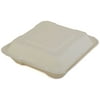 8X8 IN 3 SECT CLAMSHELL MOLDED FIBER 200/CASE