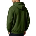 thumbnail image 4 of FOPSUFGWFO Mens Zip Up Hoodies Casual Long Sleeve Fleece Loose Fit Hooded Sweatshirts Athletic Daily Wear Full Zip Shirts with Pockets, 4 of 5