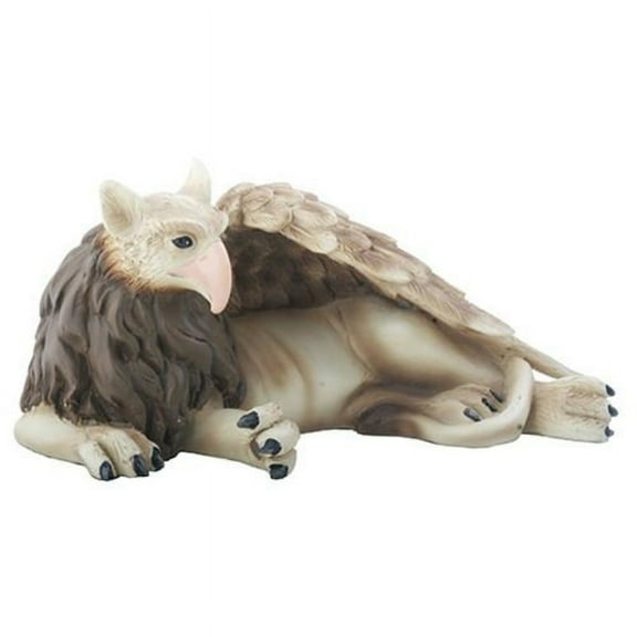 2.25 Inch Brown Griffin Laying Down Resting, Collectible Figurine