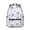 Unicorn and Flower, variant on Unicorn and Planet Black Pattern Backpack for School, Cute School Bag with Adjustable Shoulder Straps and Padded Back, 15.3"x11"x7.1"
