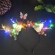 thumbnail image 1 of Diadema luminosa de cornamenta de alce para Navidad, diadema para concierto, rama de bosque, oreja de ciervo, accesorios para el cabello, accesorios escénicos para espectáculos y fotos, 1 of 4