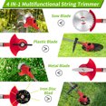 String Trimmer Height KingFurt String Trimmer Cordless Weed Wacker, 21V Power Grass Trimmer ...