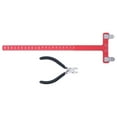 thumbnail image 2 of FAGINEY Archery Bow String Brass Buckle Clip T Shape Measurement Ruler Supply New, 2 of 8