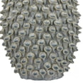 thumbnail image 3 of Jarrón Benzara Nina de cerámica gris coral texturizada 33 cm, 3 of 5