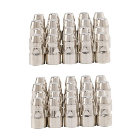 

40Pcs P80 Plasma Cutting Torch Consumable Cutting 60A P80 CNC Plasma Torch Tip Electrode Nozzle 1.3mm