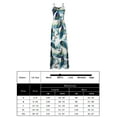 thumbnail image 7 of Kitsin Womens Deep V Neck Floral Adjustable Spaghetti Strap Sundresses Beach Maxi Dress with Pockets, 7 of 7