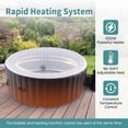 thumbnail image 6 of Costway 70" Round SPA Pool Inflatable Hot Tub with 110 Air Jets Electric Heater Pump, 6 of 10