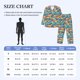 thumbnail image 4 of Balery Colorful Fish 1 Pijama para Hombre de Dos Piezas con Manga Larga, Conjunto de Dormir y Descanso Suave con Bolsillos-Medium, 4 of 7