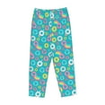 thumbnail image 4 of Xecao Donut Women's Straight Lounge Pajama Pants: The Epitome of Relaxed Sleepwear, 4 of 9