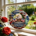 thumbnail image 5 of 250 Anniversary 4th Of July Acrylic Eagle Door Sign, 250 Year American Anniversary Wreath, Patriotic Independence Day Door Hanger, America's 250th Gifts For Family, 5 of 8