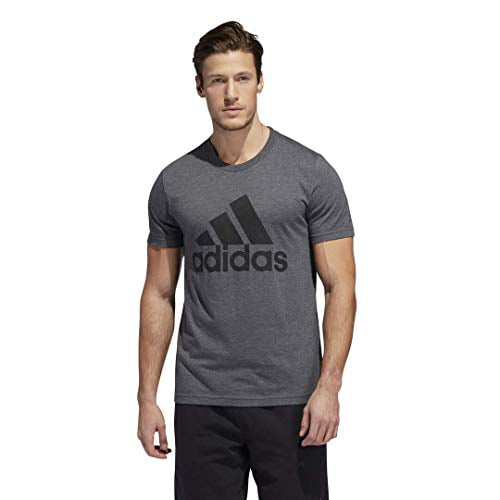 dozijn officieel gehandicapt Adidas Men's Basic Bos Tee Sport Shirt T-Shirt Athletic Work Out (Charcoal,  L) - Walmart.com