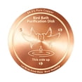 thumbnail image 2 of Outdor Copper Disc Bird Bath For Bird Feeders Brass Water Basin Cleaning Disk For Outdoor Bird Bath Bird Feeders For Outdoor Use Copper Bird Bath Cleaner With Protective Coating, 2 of 4