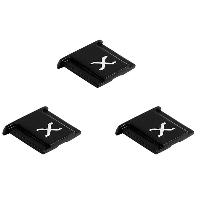 3X Adecuado para X-T4 X-T3 X-T2 X-T30 X-T20 X-E3 X-E2 X-PRO3 X- X30 X10 Caliente Flash Integrado Zapata Negra