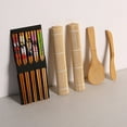thumbnail image 4 of Usmixi DIY Set Sushi 10 Piece Set Sushi Roll Curtain Shutter Chopsticks, 4 of 5
