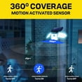 thumbnail image 6 of Bell+Howell Solar Lights Outdoor Solar Powered Flood Lights Motion Sensor Waterproof LED for Patio Porch Yard Bionic Floodlight Elite, 6 of 6