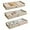 Beige 3 Pack, variant on 3 Pack Under Bed Storage Containers, Low Profile Underbed Shoes and Clothes Storage Organizer with Sturdy Sidewalls/Bottom, Large Dorm Storage Bins,33 * 17 * 4.5 inches,45L