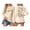 Beige, variant on CAIVO Women's Winter Fashion Sweatshirt Festive Letter Printed Round Neck Tops Long Sleeve Pullover Lightweight Cozy Fall Streetwear