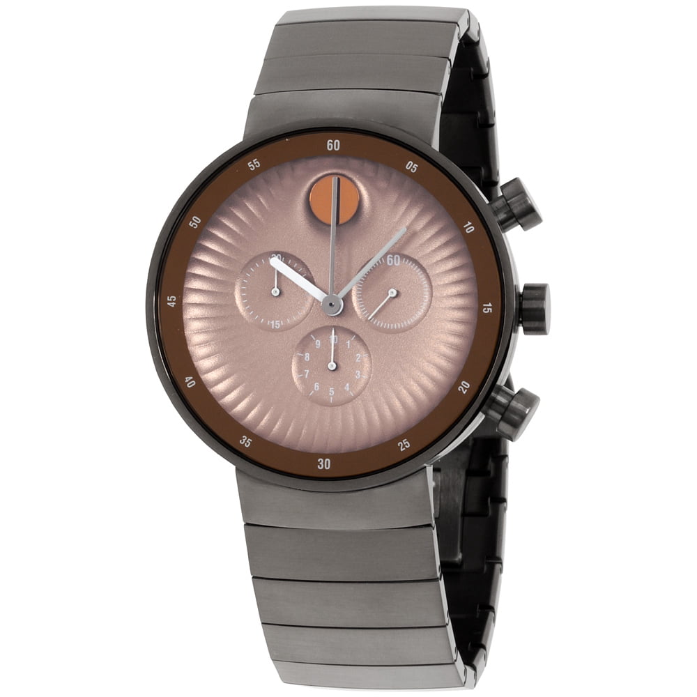 Movado Edge Grey Stainless Steel Mens 