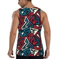 thumbnail image 2 of Sigee Geometric Elements for Men's Workout Tank Top, Athletic Gym Sleeveless Shirt - Quick Dry, Lightweight, Breathable XX-Large, 2 of 9