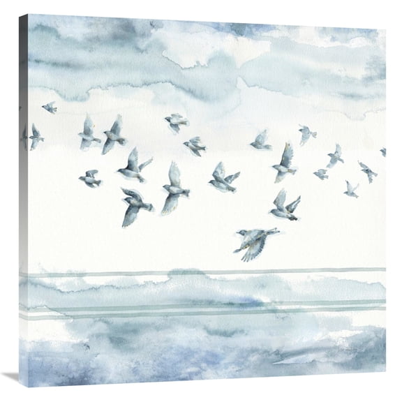 Global Gallery's 'Indigold XXII' By Lisa Audit Stretched Canvas Wall Art