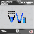thumbnail image 2 of Kalair GFX Graphics Kit for Kawasaki KLX140R (2019+) Cyberware Series, 2 of 5