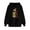 Black, variant on Wancir Hoodies for Women Fashion Hem Drawstring Casual Long Sleeve Sweatshirts Tops with Pockets