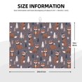 thumbnail image 2 of Yiaed Snowflake Fox Print Highly Absorbent Microfiber Kitchen Counter Mat, Dish Drying Pad for Dishes, Utensils, Pots and Pans, Large 18" x 24", 2 of 7