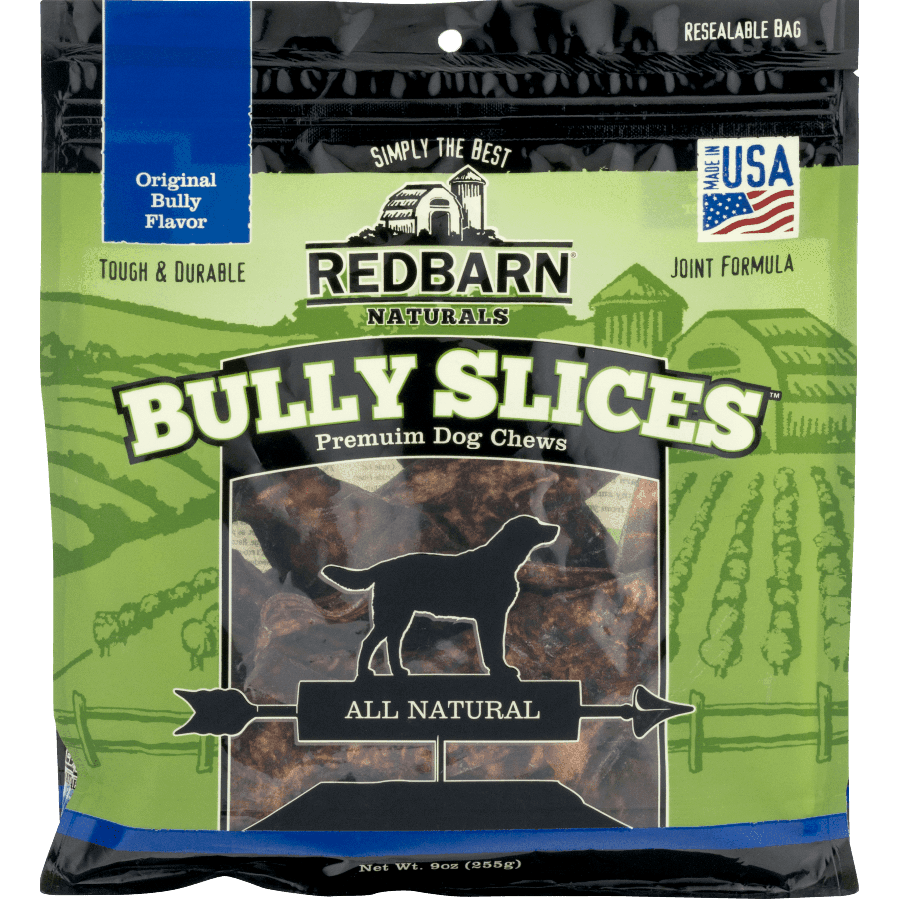 Redbarn Naturals Grain Free Bully Slices Chews Dog Treat 9 Oz