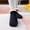 #Black, variant on 100Fens Winter Super Soft Warm Cozy Fuzzy Fleece-Lined With Grippers Slipper Socks