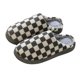thumbnail image 3 of Nube Suaves Peludas A Cuadros para Interior Rojo, 3 of 9