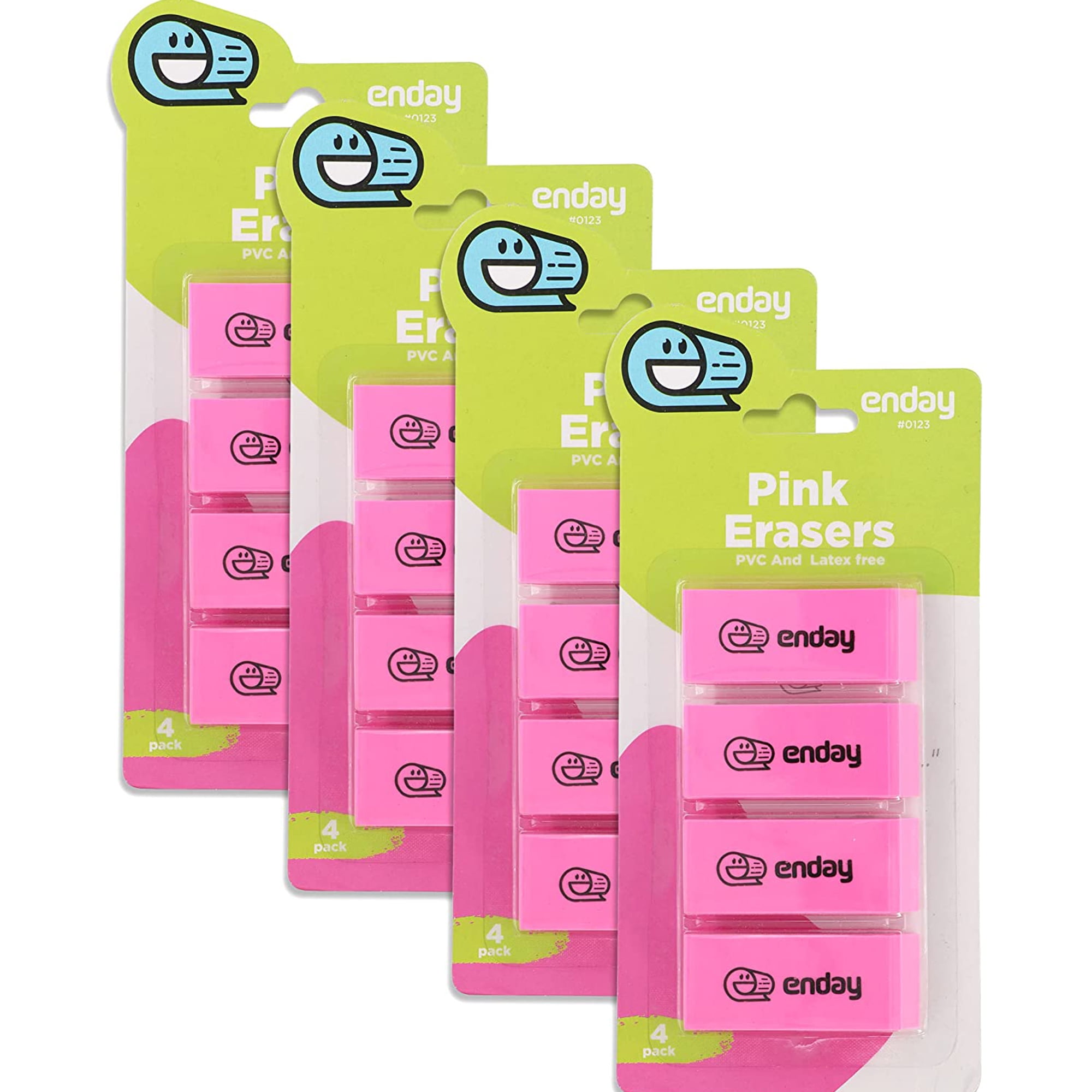 Enday Pencil Erasers Rubber Eraser for Kids Adults School Office