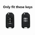 thumbnail image 2 of Car Key Fob Pocket Cover Case For Honda Civic CR-V HR-V Accord Jade Crider Odyssey 2015- 2018 Remote Protector carbon fiber, 2 of 23