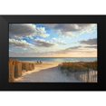 thumbnail image 2 of Pollera, Daniel 14x11 Black Modern Framed Museum Art Print Titled - Sunset Beach, 2 of 5