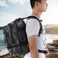 thumbnail image 4 of Deportes tácticos militares al aire libre Mochila ligera Escalada Senderismo Trekking (Python Black), 4 of 8