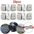 thumbnail image 1 of Cable Clamp Solar PV Cable Clips Photovoltaic 20/30/50/100pcs For Solar Mounting Frame PV Solar Cable Wire High Quality, 1 of 9