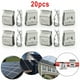 thumbnail image 2 of Cable Clamp Solar PV Cable Clips Photovoltaic 20/30/50/100pcs For Solar Mounting Frame PV Solar Cable Wire High Quality, 2 of 10