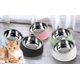 thumbnail image 5 of Cuencos para gatos, cuenco de acero inoxidable para mascotas de 200 ml, cuenco antivómitos para gatos, cuenco antideslizante para perros y gatos con soporte elevado inclinado de 15 °,, 5 of 5