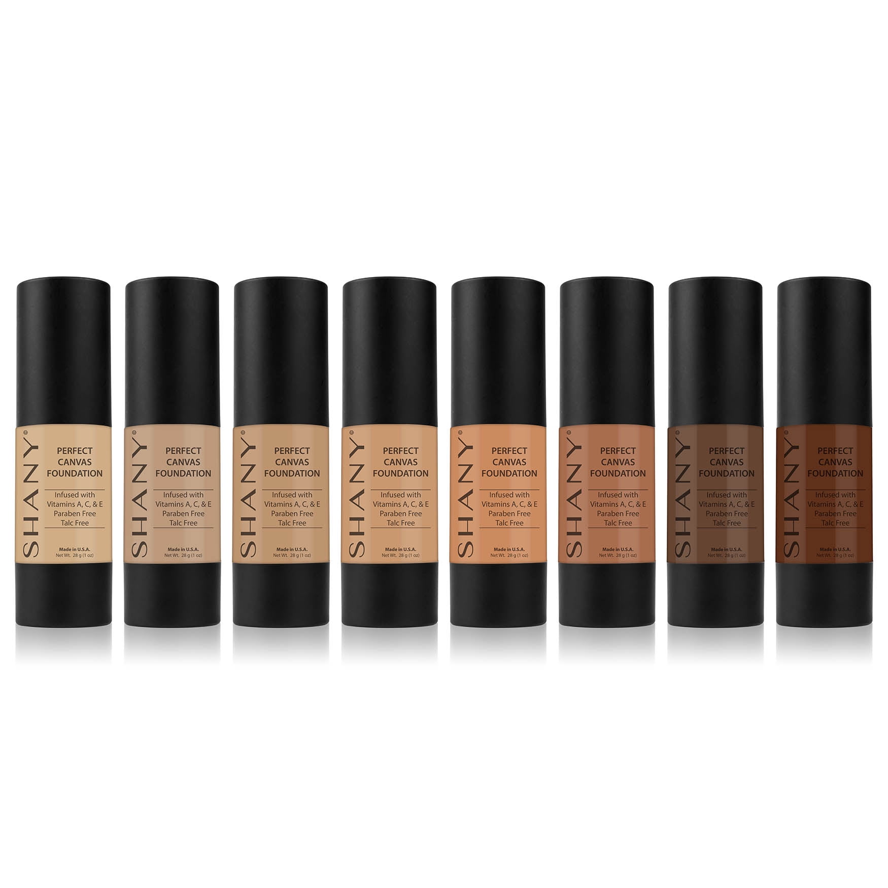 SHANY Perfect Canvas Liquid Foundation - Paraben Free/Talc Free/Oil Free - 30ml - DC3