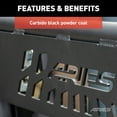 thumbnail image 6 of ARIES 1500100 Black Aluminum Jeep Wrangler TJ Tube Half Doors Fits select: 1997-2006 JEEP WRANGLER / TJ, 6 of 6