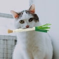 thumbnail image 2 of Cat Teething Toys Scallion Shape Biting Toys For Cats Interactive Pet Accessories For Teeth Cleaning Training Relaxing And Playing, 2 of 4