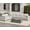 5 Piece, variant on Jocisland Patio Furniture Set, 6 Piece Modular Rattan Outdoor Sectional Set with Washable Cushions, 3-Seat Outdoor Couch, 1 Loveseat, 1 Single Chair for Lawn Deck Backyard Garden, Beige