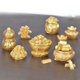 thumbnail image 2 of 1:12 Casa de muñecas en miniatura, lingote de oro de la antigua China, moneda de cobre, modelo de muñecas, accesorios, mini juguetes para niños, regalo educativo, 2 of 6