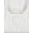 thumbnail image 3 of Courrèges Ribbed White Courrèges Tank Top (Women's), 3 of 3