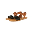 thumbnail image 5 of Women Diagonal Vamp Strap Slingback Flat Sandal 18809, 5 of 6